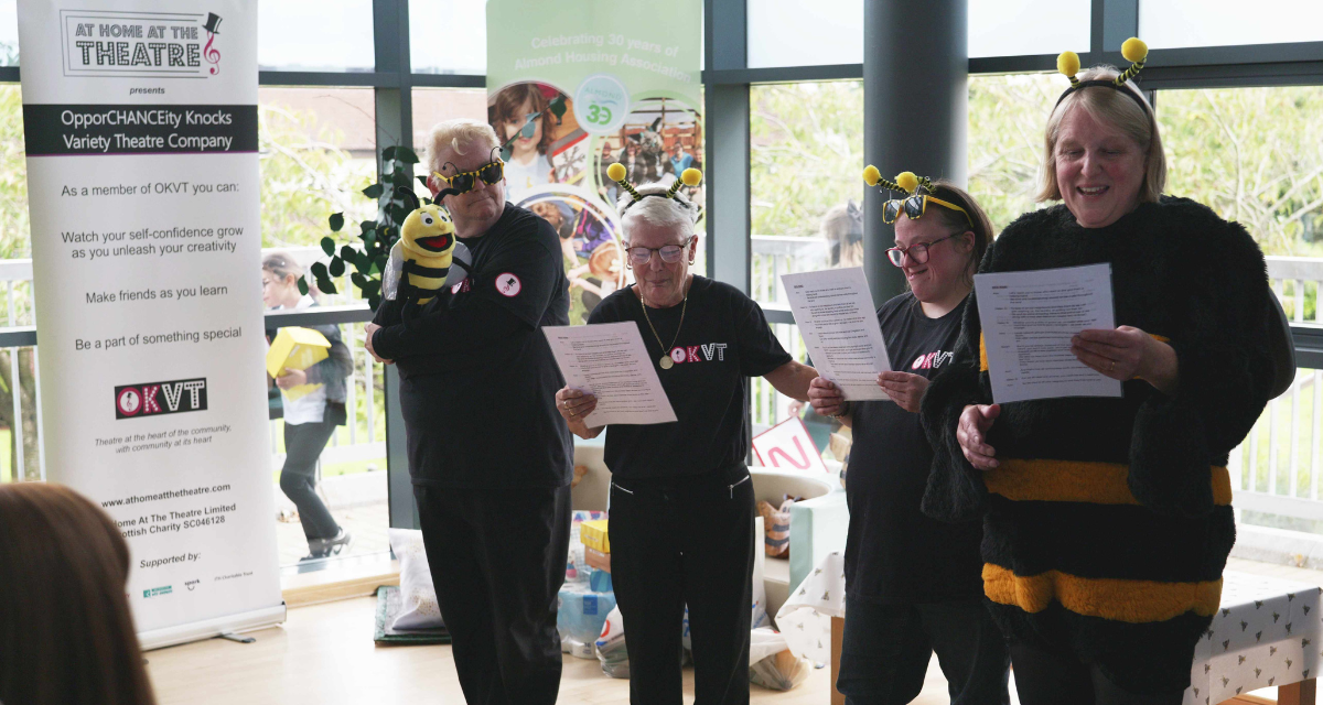 BeeKind partners performing