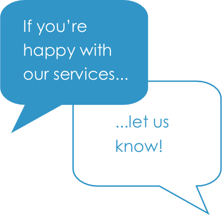 Happy with our services